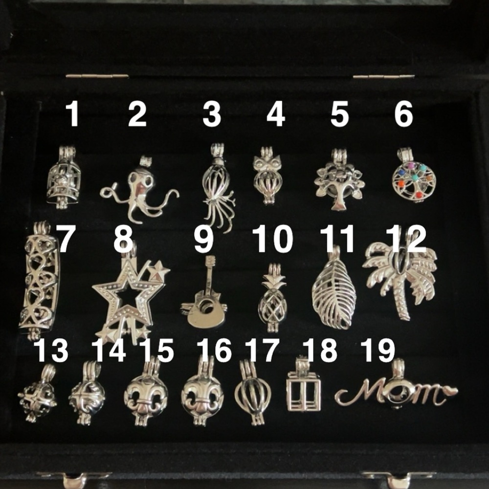 Silver plated pendant necklaces! Build your own necklace! - Picture 2 of 6